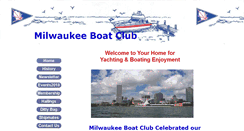 Desktop Screenshot of milwaukeeboatclub.com